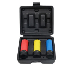 Drive Wheel Protector Impact Sleeve Set, Durables Plastic Sleeve, Colored Tire Auto Repair Tools Black