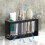 Multifunctional Chopsticks and Spoon Storage Rack Automatic Drain Cutlery Rack Kitchen Storage Tool Black 7