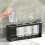 Multifunctional Chopsticks and Spoon Storage Rack Automatic Drain Cutlery Rack Kitchen Storage Tool Black 2