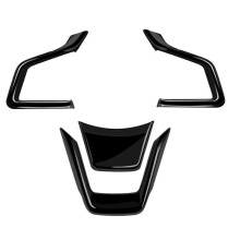 Auto Stuurwiel Trim Cover Sticker voor  Forester 2025 Auto Interieur Accessoires Helder Zwart