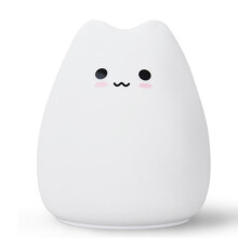 Cat Night Light Cartoon 7 Colors Sleep Lamp Touch Table Lamp Home Bedroom Decoration,Cute Cats