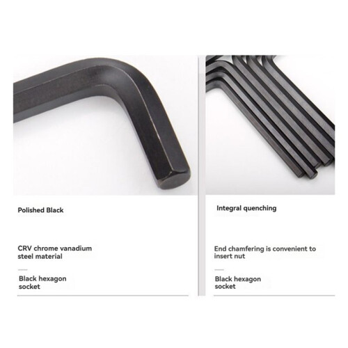 30Pcs Hexagonal Wrench Tool Set SAE & Metric Hex Wrenches L-Shaped Mechanical Hand Tools Screwdriver Kit 1