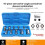 Twelve-angle sleeve Professional tripartite spline drill bit Replaceable wrench drill sleeve Tamper proof car kit 4
