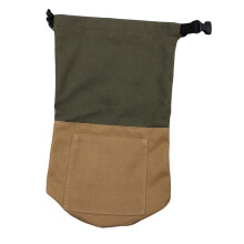 Portable Canvas Kerosene Lamp Bag With Sturdy Buckle Retro Style Carry Case For Outdoor Camping Dustproof Green Brown