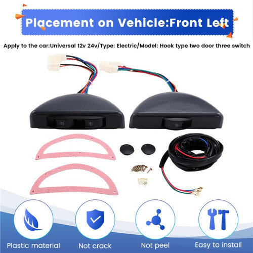 12V Electric Window  Glass Lifter Modified Lifter  Accessories Hook Type Two Door Three 2