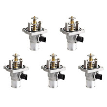 5 Unidades de Carcasa del Termostato del Refrigerante del Motor para Chevy Aveo Sonic 09-16 96984104 55578419 25193683