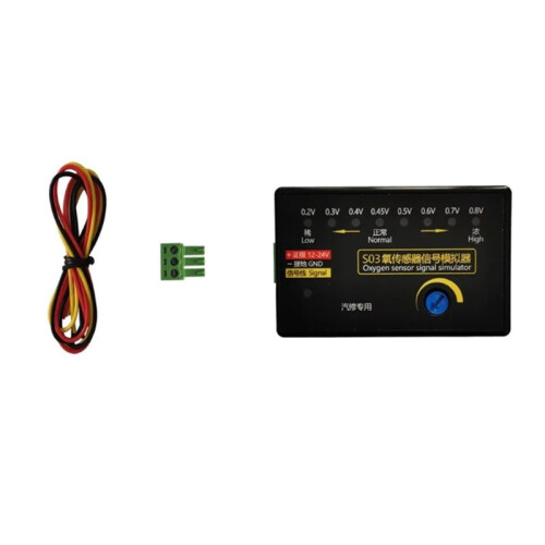 S03 Type Auto Oxygen Testing Sensor Signal Simulator Four-Wire 0.2V - 0.8V Signal Adjustable Special Instrument