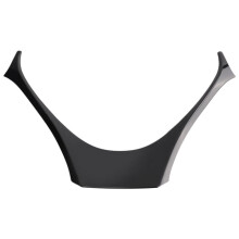 Car Steering Wheel Panel Garnish Cover Trim Accessories For  C-Hr Chr 2017 2018 Black