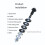 Hypersonic 2 PCS Car Front Windshield Wiper Nozzle Nut Type Mist Wiper Spray Nozzle Car General Accessories 3