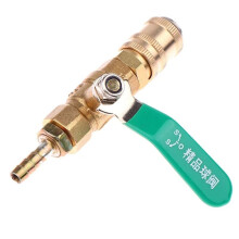 1 Adaptateur de Remplissage D'Huile pour Transmission Automatique de Voiture, Connecteur de Vanne Ă Bille pour la Plupart des Voitures