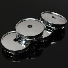 4X 60Mm Auto Alloy Radmitte Radkappen Aufkleber Reifenblenden für