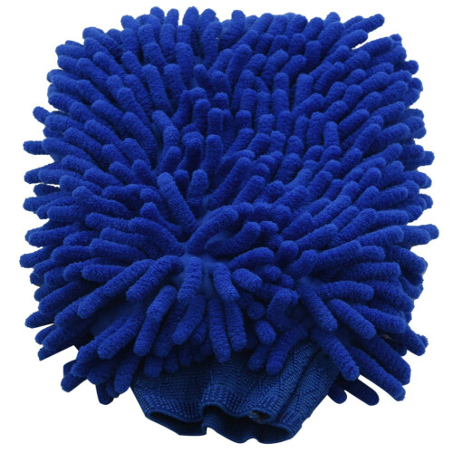 Microfiber Mitt, Carwash Mitt (3-Pack) Nudel Microfiber Wash Handskar BilrengöRing Microfiber Mitt med Putsduk 2