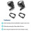 Front Windshield Gasket DüSen Kit Ersatz für  Car Nozzle Windshield Washer 1