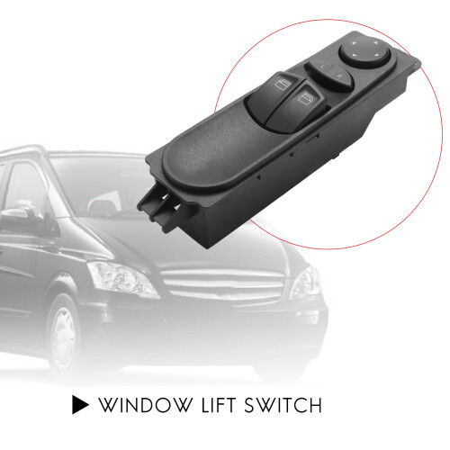for   W639 Vito 2003-2015 Car Power Window Control  Front Driver Side Regulator Button A6395450913 1