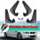 Car Mud Flaps  Guards Mudguard For- 3 5 7 Series E30 E46 E90 E91 E92 E93 E60 F10 F11 G30 E38 E65 F01 2