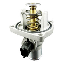 Conjunto de Termostato de Refrigerante de Motor de Coche + Carcasa para Aveo Cruze Sonic 96984104 55578419