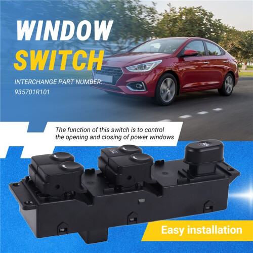Car Front Left Master Power Window  93570-1R101 for  Accent 13-17 1