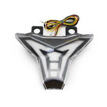 Indicateur de Clignotant de Feu ArrièRe IntéGré à LED ArrièRe de Moto pour Z1000 250 400 2014-2019