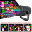 Christmas Projector Lights Indoor 16 Patterns Led Projector Light USB 5V Power Stage Light 3