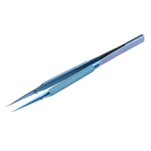 Pinças para Reparo de Celulares Pinças de Liga de Titânio 140 cm Pontiagudas 0,15 mm Microscópio Pinça de Fio Voador Cotovelo