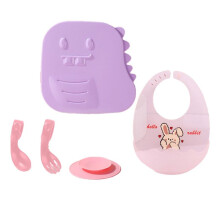 Bento Box para Crianças - Lancheira À Prova de Vazamento com Compartimentos, Segura para Micro-Ondas e Lava-Louças, Prato de Jantar Infantil B