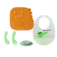 Bento Box for Kids-Leakproof Lunch Box with Compartments Microwave & Dishwasher Safe Children'S Ldinner Plate A