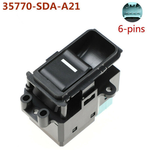 Interruptor de Ventanilla EléCtrica Trasera Izquierda/Derecha para  ACCORD 03-07 35770-SDA-A21 1