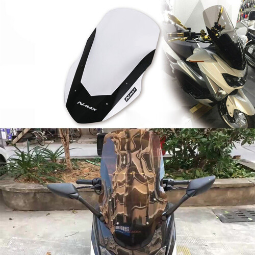Motorcycle Windshield Deflector Shield Screen Accessories for  NMAX155 NMAX125 2016-2018 2