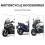 Motorcycle Front and Rear Brake Pads Sets for SYM MaxSym 400I 2011-2021 Max Sym 600I 2014-2017 MaxSym TL500 7