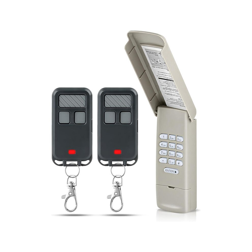 2Pcs 890Max Garage Door Remote, 877Max Garage Door Opener Keypad, For Garage Door Openercraftsman Yellow/Red/Orange 4713799199904