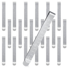20 Pcs Sewing Clips Stainless Steel Hemming Clips Metal Hemming Tool 3 Inches Sewing Clips with Measurements