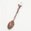 Vintage Engraved Coffee Dessert Spoon Set, Crystal Pattern Alloy Leaf Spoon Mug Coffee Ice Cream Spoon 6