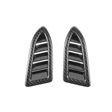 Echte Harde Koolstofvezel Sticker voor  WRX / WRX STI 2022 2023 Autodashboard Side Air Vent Frame Interieurafwerking Zwart