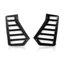 2pcs Car Daytime Running Lights Grille Air Intake Cover DRL Flowingt Turn Signals Lamps for  Tacoma 2024