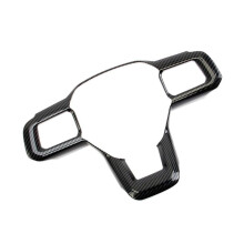 Moldura para Cubierta del Volante del Coche para Mustang 2024, Accesorios Interiores de Fibra de Carbono