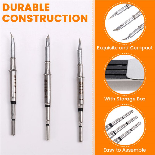 Compatible Soldering Station Handle C115 Soldering Iron Tips Replacement Tools Universal Soldering Table Iron Tips 1