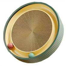 Tabla Rascadora para Gatos, Cama para Gatos, Juguete Redondo Resistente Al Desgaste, Plataforma Giratoria para Gatos, Suministros para Gatos C