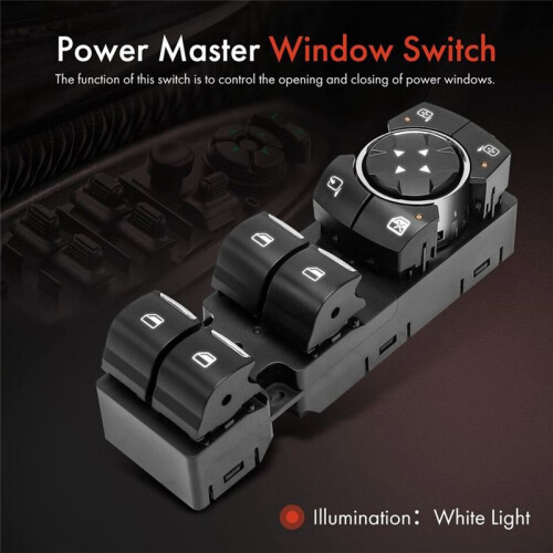 Car Master Window  DP5Z-14529-BA för   MKC MKZ MKX 2015-2020 Power Window Lift  Control Button 2