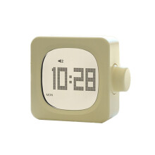 Nuovo Blocco Piccola Sveglia Novità Orologio Studente Camera Comodino Ufficio Orologio Elettronico Sveglia Lampada Ricarica Giallo