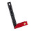 New High-Precision Aluminum Alloy Multi-Function 90 Degree Woodworking Square Combination Square Hole Ruler 30CM 1