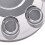 4 Peças Tampas Centrais Do Cubo da Roda de 17 Polegadas Cromadas 8 Lug 52121450AB, 52121450AD para  Ram 2500 3500 2003-2013 5