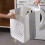 Wall-Mounted Folding Laundry Basket - Space-Saving Dirty Clothes Storage, Large-Capacity Storage 3