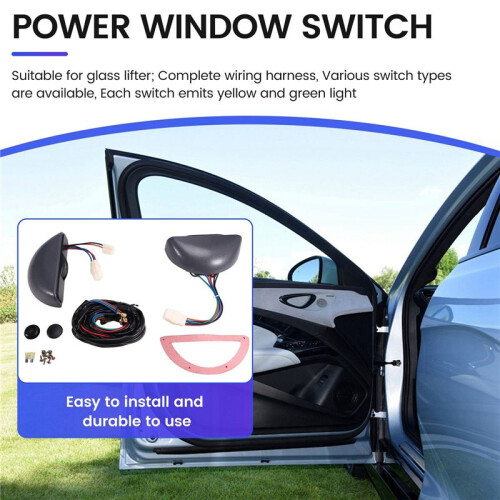 12V Car Universal Power Window  Kit Power Window Glass Lifter 1