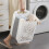 Wall-Mounted Folding Laundry Basket - Space-Saving Dirty Clothes Storage, Large-Capacity Storage 6