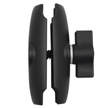 Aluminium Alloy Arm 9cm Double Socket Arm with 1 Inch  Base Mount Motorcycle Camera Extension Arm