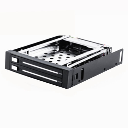 2.5 Inch Floppy Disk Drive Tray 2-Bay Disk Drive  for HDD/SSD Hard Disk Enclosure Extraction Box