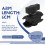 Nylon Arm 6cm Double Socket Arm with 1 Inch  Base Mount Motorcycle Camera Extension Arm 2