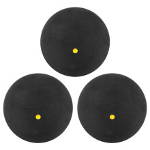 3 Stks Squash Bal Een-Gele-Dot Lage Snelheid Sport Rubber Ballen Professionele Speler Competitie Squash