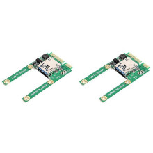 2X PCI-E Auf USB3.0 Adapterkarte PCIe Auf USB 3.0 Adapter, Geeignet für Notebooks