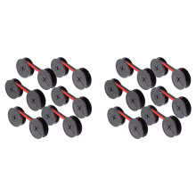12Pack Typewriter Ribbon Twin Spool Typewriter Ribbon Red And Black Twin Spool Replacement Pack for Most Typewriter